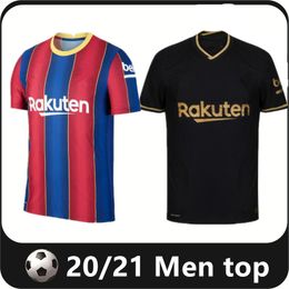 Retro voetbalshirts 20 21 Messis Ansu Fati Ferran Dembele Pedri Memphis Dest Gavi Maillots voetbalshirt