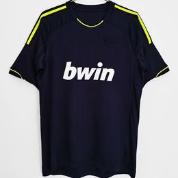 Maillots de football rétro RAUL BECKHAM Accueil SEEDORF ZIDANE R.CARLOS SERGIO Ramos 11 12 13 14 15 Madrid Chemises de football de pied vintage Camisas Uniformssize à manches longues