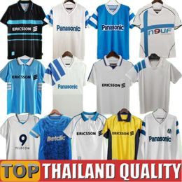 Maillot de foot Marseille retro voetbalshirts 1990 1991 1992 1993 1998 1999 2000 2003 2004 2005 2006 2011 2012 PIRES vintage voetbalshirt klassieke lange mouwen