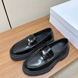 Mocassins en cuir véritable de Style rétro, chaussures de luxe à bout rond pour femmes, Oxford formelles, de haute qualité, de styliste