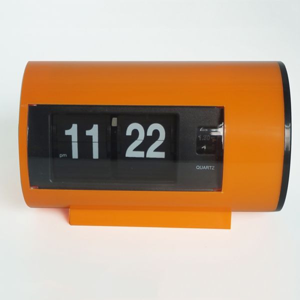 Rétro Table Horloge Auto Flip Horloge 12 Heures AM / PM Format Affichage Horloge Bureau Horloge Flip Page Tournant Horloges 201118