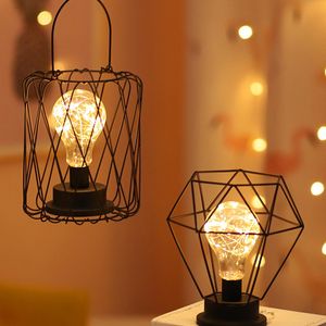 Lampes de table rétro pour chambre salon LED lampe de chevet Art moderne lampe de lit veilleuse décoration de noël lampe de chevet