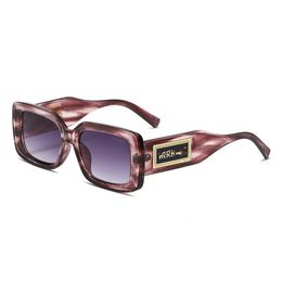 Retro trendy rechthoekig gepolariseerde zonnebril Y2K stijlvolle designer zonnebrillen