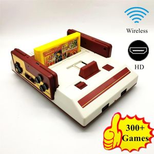 Consola de juegos de TV Retro para juegos Nes de 8 bits compatible con cartucho de 60 pines con 2 Gamepads inalámbricos 150 en 1 188 integrado