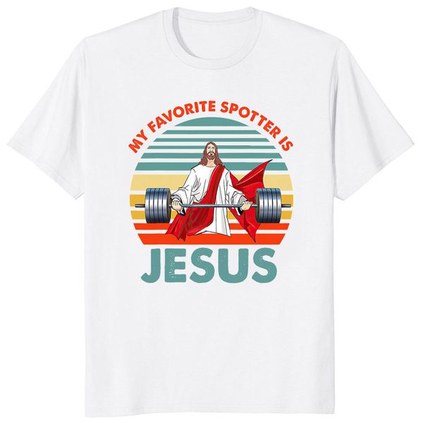 Retro vintage Jesus Christ gym t-shirts hommes pure foi chrétienne