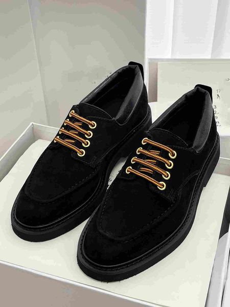 Zapatos retro vintage con cordones, estilo retro americano, vestimenta de trabajo, gamuza importada, artesanía con toallita manual, zapatos para hombres y mujeres.