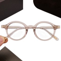 Monture ronde rétro-vintage pour lunettes de prescription 664 lunettes en acétate importées Fullrim 45-22-145 Étui design unisexe complet