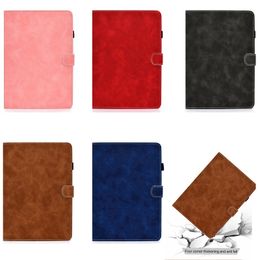 Retro portemonnee lederen hoesjes voor iPad 10.9 2022 10.9 inch oude vintage oldtal mode business credit id card slot meisjeshouder flip cover stand stickstand stick