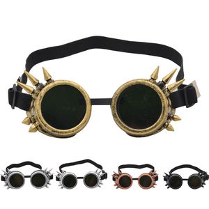 Retro Willow Nail Steampunk Outdoor Eyewear Cycling Beschermingsuitrusting Volwassen Motocross Goggles Motorfiets Goggles Glazen ATV Clear Lens Ski Helmet Googles