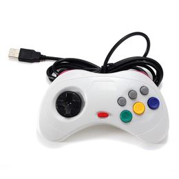 Rétro Filaire USB Classique Contrôleur De Jeu Gamepad Joypad pour PC Pour Sega Saturn Système Style Haute Qualité FAST SHIP