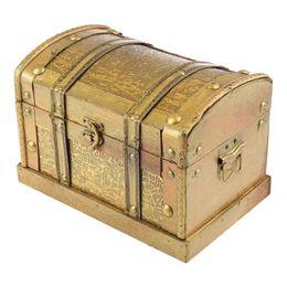 Boîte en bois rétro Ornement Ornement Treasure Chest Gem Bijoux Vintage Stockage 240327