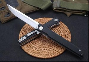 Cuchillo plegable retrógrado D2 Blade G10 con mango de rescate táctico, cuchillo plegable para acampar, cazar, pescar, EDC, herramienta de supervivencia, cuchillos a2977