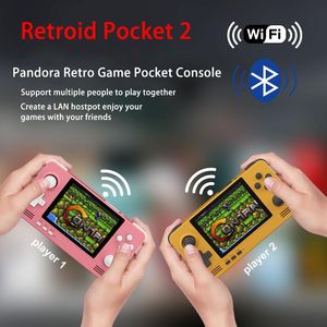 Retroid Pocket 2 Retro Game Handheld Console 3,5-inch IPS-scherm Android en Pandora Dual System Switching 3D Games WiFi Portable Players