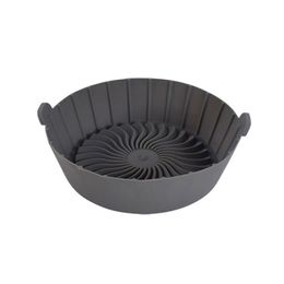 Herbruikbare luchtfriteuse siliconen liners pot mandkom pan ovenlain voedsel veilig non stick bakplaat hw0002