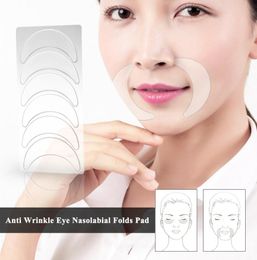 Almohadilla para el pecho con tratamiento antiarrugas reutilizable, juego de almohadillas faciales, parche de eliminación transparente de silicona, cuidado de la piel, elimina las arrugas finas Li5203845