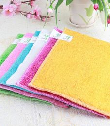 Tissu de nettoyage réutilisable Bamboo Wood Fibre Dishcloth épaissis Pas facile à perdre les cheveux LAZY LAVE LAVE LAVEL5191845