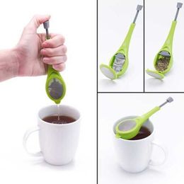 Réutilisable Pratique Infuseur À Thé Gadget Mesure Café Thé Saveur Swirl Stir Press Saine Qualité Alimentaire En Plastique Passoire Cuisine Outils YL0193