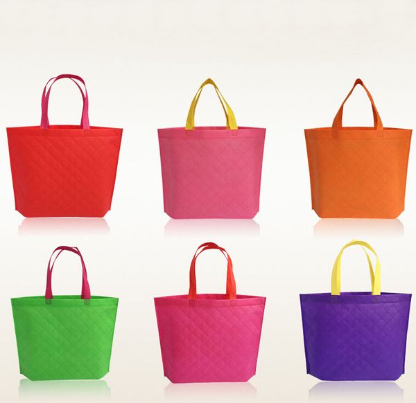 Sac à provisions en coton réutilisable fourre-tout d'épicerie pratique sac pliable écologique pour le shopping 8 couleurs sac à provisions fourre-tout sac à bandoulière gratuit DHL