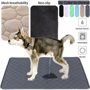 Renusable chien Peed Pad Couverture Absorbant Diaper Wasable Puppy Training Pet Lit Urine Mat d'urine pour les fournitures de couverture de siège d'auto 240426