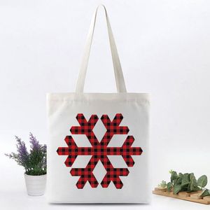 Reutilisable Eco Friendly Deer Snowflake Christmas Sacs Party Favor Sacs Hands Bags Tomery Tochers Storage Tote Sac Business Holiday Gift Tr0082