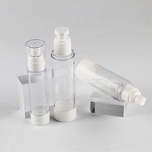 Herbruikbare emulsiespray Plastic Fles Press Protable Design Bath Shampoo Cosmetische Container Cosmetische Werktuigen Materiaal Gratis Schip
