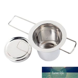 Infusor de té de malla reutilizable Colador de acero inoxidable Tetera de hojas sueltas Filtro de especias con tapa Tazas Accesorios de cocina Precio de fábrica Diseño experto Calidad Últimas