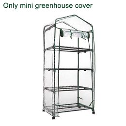 Réutilisable Mini Cover Greenhouse Portable Garden Supplies Balcons extérieurs Plant sans rendez-vous imperméable Chaussure facile PVC Clear PVC