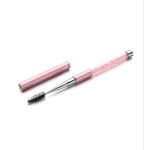 Vente réutilisable brillant jetable applicateur de cils baguettes bigoudi brosse ensemble Mascara sourcil Spoolers peigne baguettes Spoolies Bru1722643