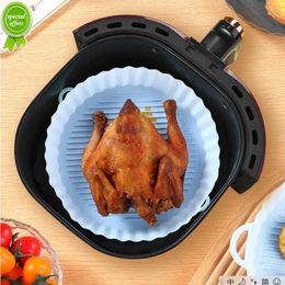 Herbruikbare Siliconen Air Fryers Mat Oven Bakplaat Gebakken Kip Mat AirFryer Siliconen Pot Ronde Cake Pan Air Fryer Accessoires