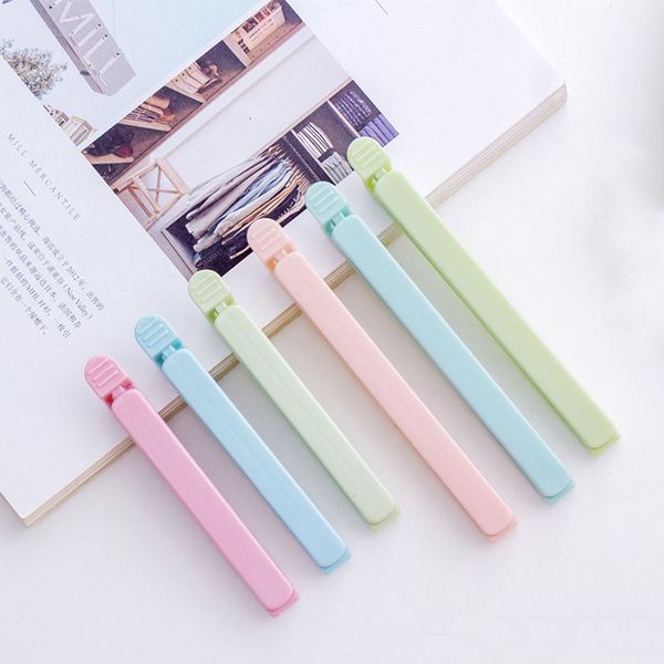 Réutilisable Snack Sealer Clamp Food Keep Fresh Sealing Clip Cuisine Sac De Rangement Bande Légumes Portable Sealers Clips Outils BH5258 TYJ