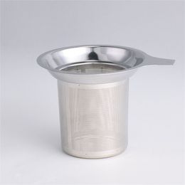 Herbruikbare roestvrijstalen thee -zeef mesh infuser mand los thee bladinfusers filter voor mug theepot thee -accessoires rra