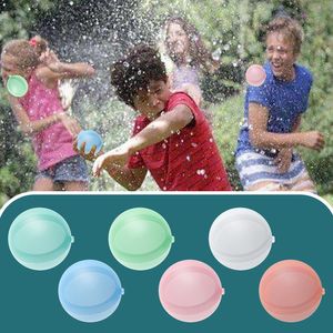 Globos de agua reutilizables para niños Adultos Summer Splash Party Toys Easy Quick Fun Outdoor Backyard Silicone Water Bomb Splash Balls para piscina