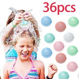 Ballons d'eau réutilisables Ballon rechargeable Remplissage rapide Bombes Scellant Bombes Boules pour les enfants Piscine 240418