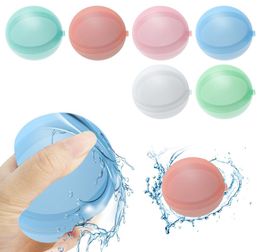 Boules de bombe à eau réutilisables Splash ballons en silicone recharge parcs aquatiques balle absorbante amusante piscine extérieure jeu de sable plage jouet sport F8315241