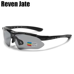 Reven Jate 0089 Verres de vélo Bicycle UV400 Lunettes de soleil sportives pour hommes Femmes Anti-poids de randonnée Lunes à cycle 240321