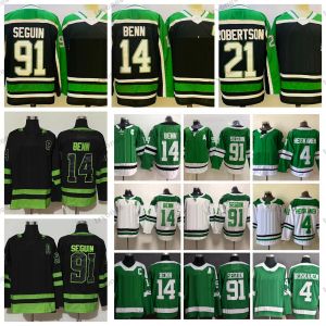 Reverse 2023 Retro 14 Jamie Benn hockeyshirts 21 Jason Robertson 91 Tyler Seguin 4 Miro Heiskanen Winter Klassiek gestikte heren zwarte jersey