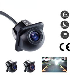 Omgekeerde camera achteruitkijk Auto infrarood nachtzicht 8 LED -auto omkeren Auto Parking Monitor CCD Waterdichte HD -video