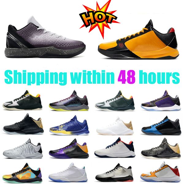 Chaussures de basket-ball Reverse Grinch Mamba Hommes Bruce Lee Big Stage Protro Rings Mid Cut Gold Baskets de sport pour hommes Baskets de sport en plein air