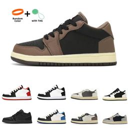 Chaussures de basket-ball Reverse Mocha Kid Enfants Préscolaire Athlétique Bébé Sneaker Enfant Fille Tod Pour Enfant Sapatos infantis Noir Phantom Olive Garçons Filles chaussure