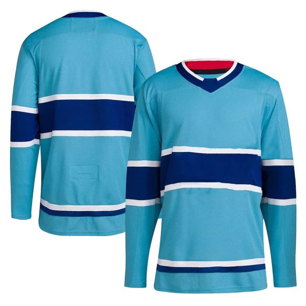 Jersey de hockey retro inverso Jersey de hockey sobre hielo personalizado de Montreal Su nombre Cualquier número Suéter deportivo Todo cosido S-3XL 240305