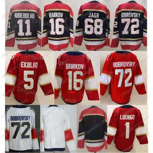 Reverse Retro IJshockey''nHl'' 11 Jonathan Huberdeau Jersey 1 Roberto Luongo 5 Aaron Ekblad 16 Aleksander Barkov 72 Sergei Bobrovsky Marineblauw Rood