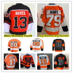 Maillot de hockey rétro inversé Travis Konecny 13 Lil Peep Cam Atkinson Van Riemsdyk Joel Farabee Ivan Provorov Travis Sanheim Kevin Hayes Sean 74