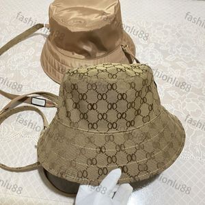 Chapeau de godet réversible chapeaux bob chapeaux pour hommes femmes toile pêcheur luxe de mode de plage de la plage cape multicolour FA120