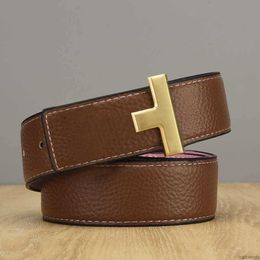 Omkeerbare heren Damesontwerperbrief Buckle Belt Ceinture de Luxe Homme Woman Men Tailleband Tweezijdige breedte 38 mm Aa A4G5