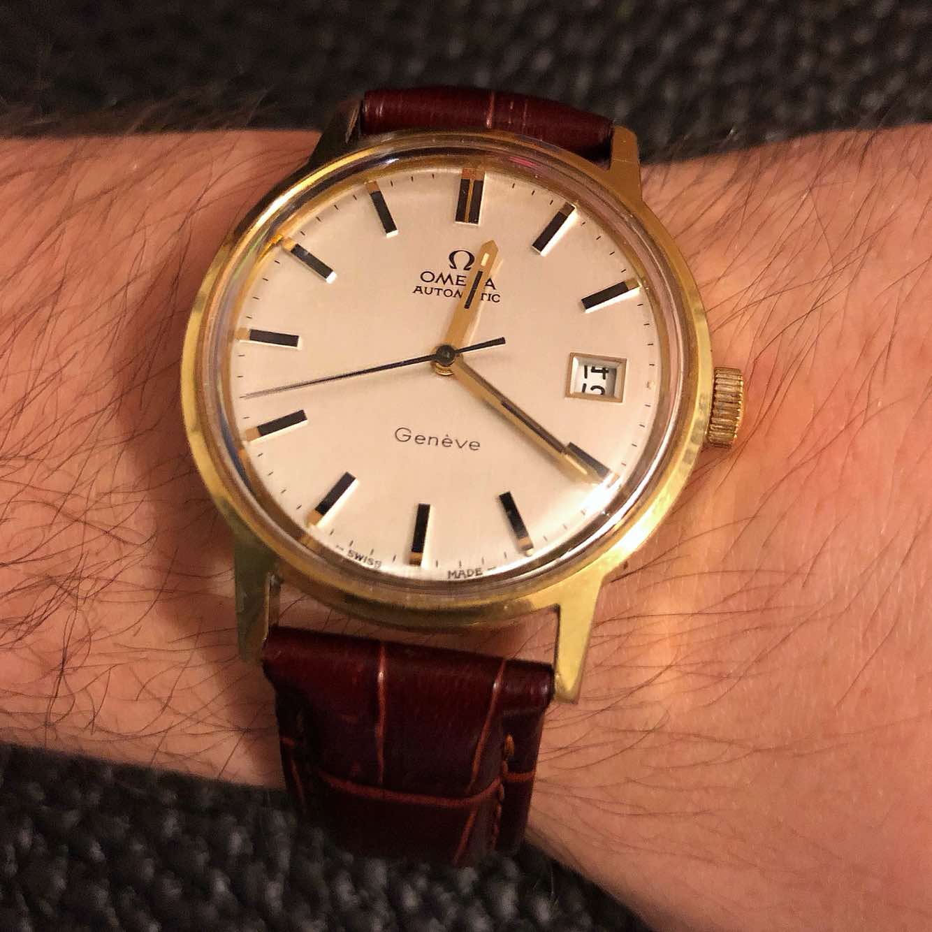 OME103 Watch Buckle Bands Silver Rose Gol