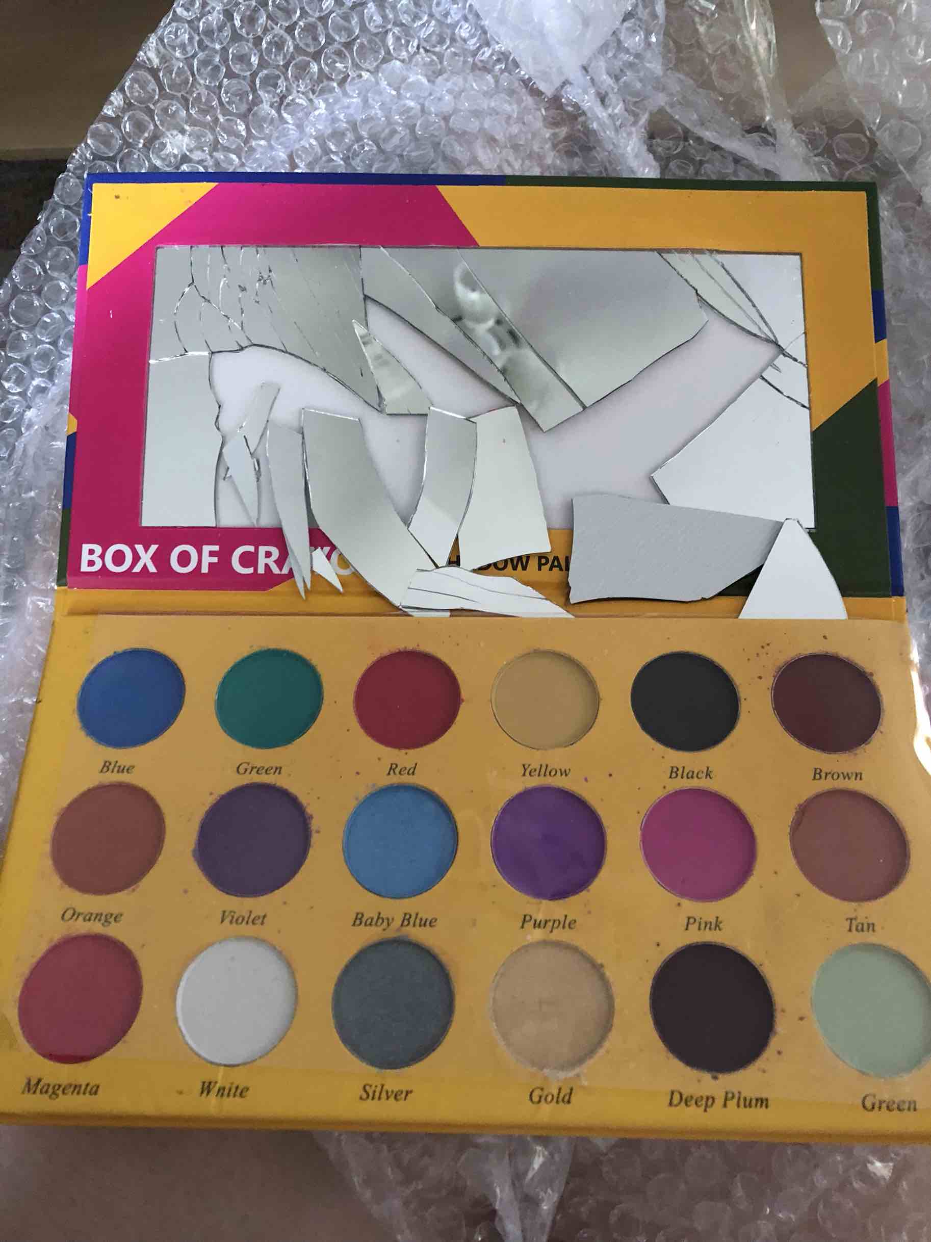 f crayons eyeshadow makeup palette ishadow 