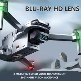 Drone avec caméra HD révolutionnaire - Transmission d'images numériques, évitement d'obstacles, cardan mécanique auto-stabilisant à 3 axes, puce HiSilicon, télécommande