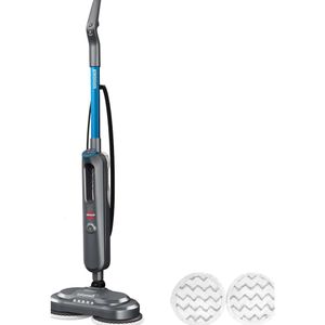 Révolutionnez votre routine de nettoyage avec le Bissell Spinwave Smartsteam Scrubbing Steam Mop - Traitez sans effort les mess séduisants avec des tampons de vadrouille rotatifs