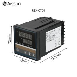 REX-C100 PID Temperatuurregelaar Digitale display Thermostaat SSR Relaisuitgang REX C400 C700 C900 110V-220VAC K E J PT100 CU50