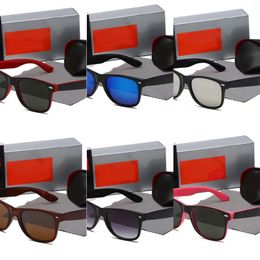 Rey Sunglass Classic Ban Men Merk Retro Women Sunglasses 2023 Designer Eyewear Ray Liepglas metalen frame Designers Sun Glasses Es S S